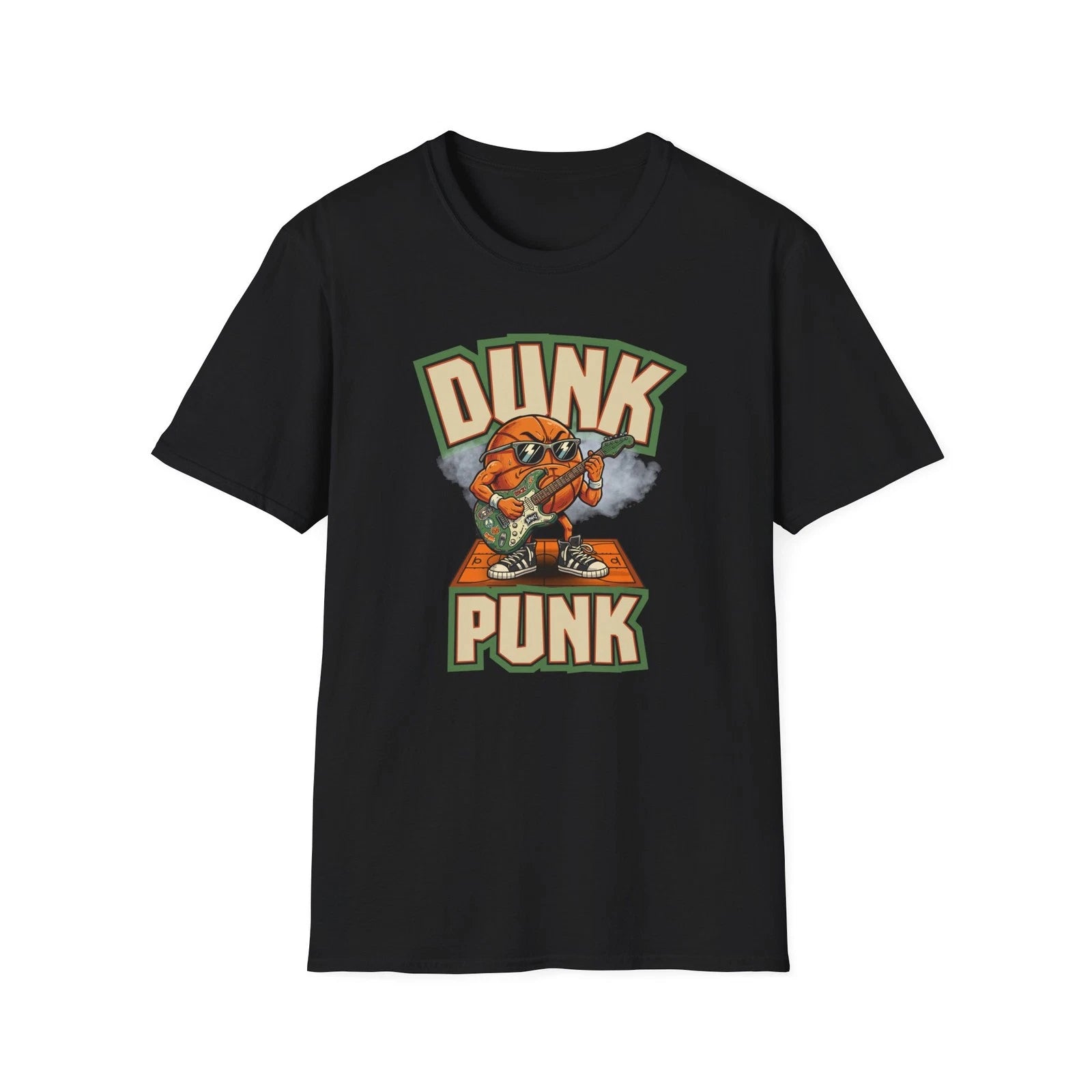 Dunk Punk basketball character T-Shirt | Retro urban illustration