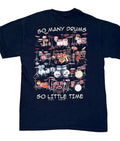 VTG Y2K 08 Music Drums So Many Drums So Little Time T-shirt Sz M