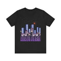 Neon City Skyline Tee | Nighttime Urban Lights Graphic