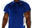 NEW MEN'S BLUE V-NECK SHIRT SIZE MEDIUM