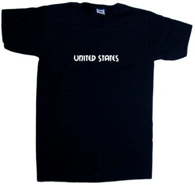 United States text V-Neck T-Shirt
