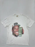 Neniom Men's Size L White Oversized Graphic Tee