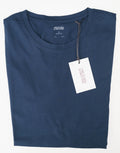 ORCHARD & BROOME Solid Blue T-Shirt Regular Fit Pima Stretch Lightweight M