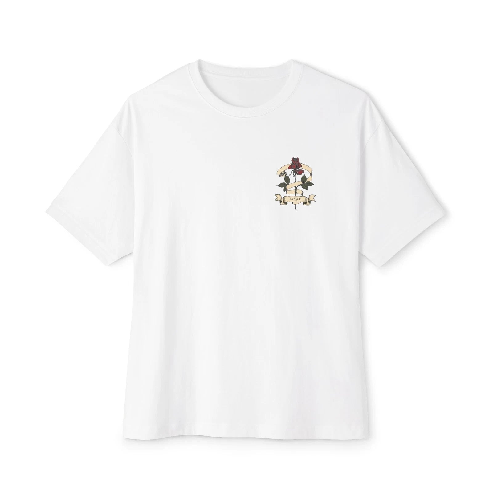 Unisex Rose Graphic Oversized Tee, Casual Vintage T-Shirt, Streetwear Top, [...]