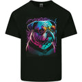 A Cool Bulldog With Glasses Dog Mens Light Cotton T-Shirt