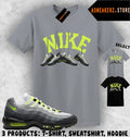 Shirt Matching AM 95 Big Bubble Neon 2026 To Match Sneaker Shoe Hanging T-Shirt