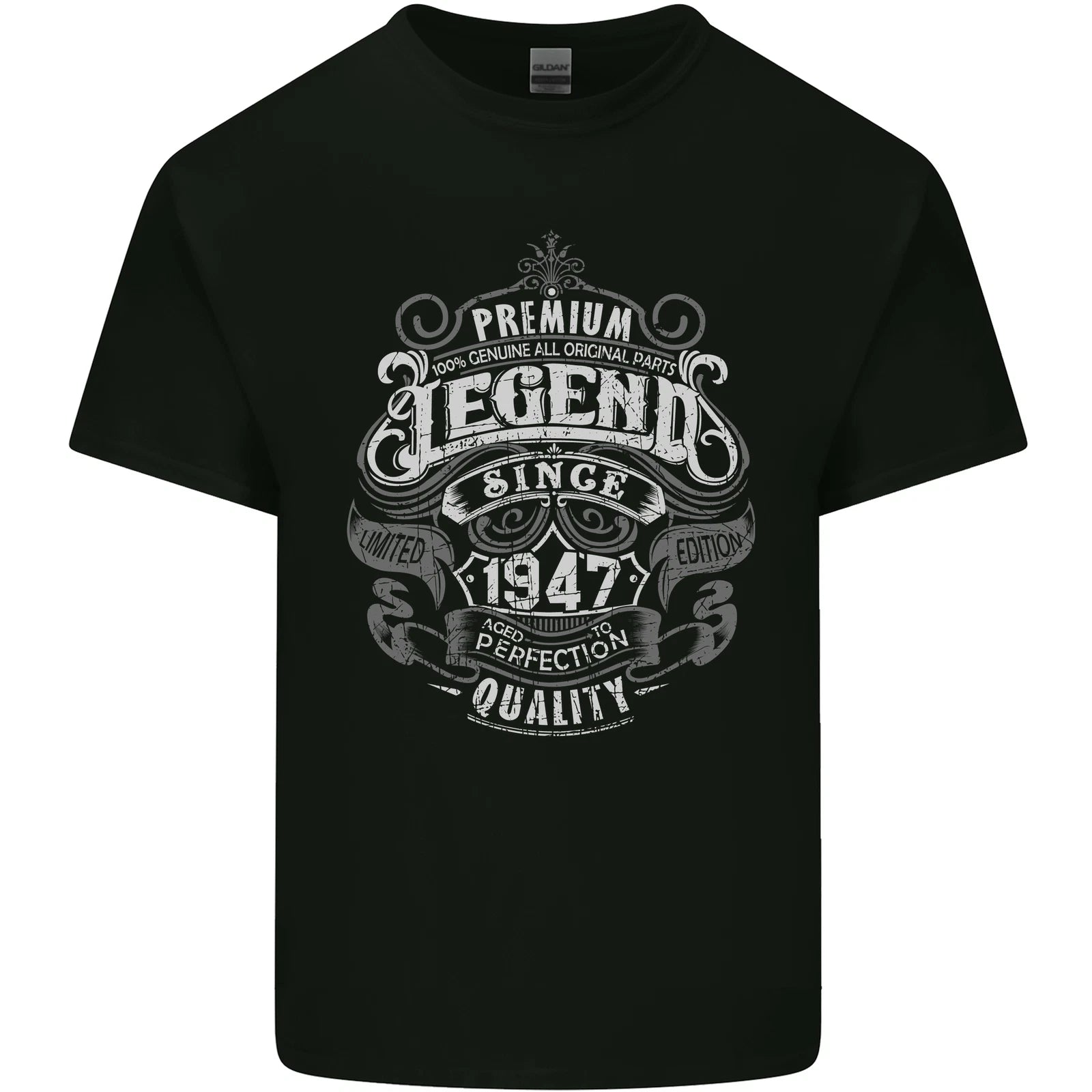 Premium Legend 79th Birthday 1947 Mens Cotton T-Shirt Tee Top