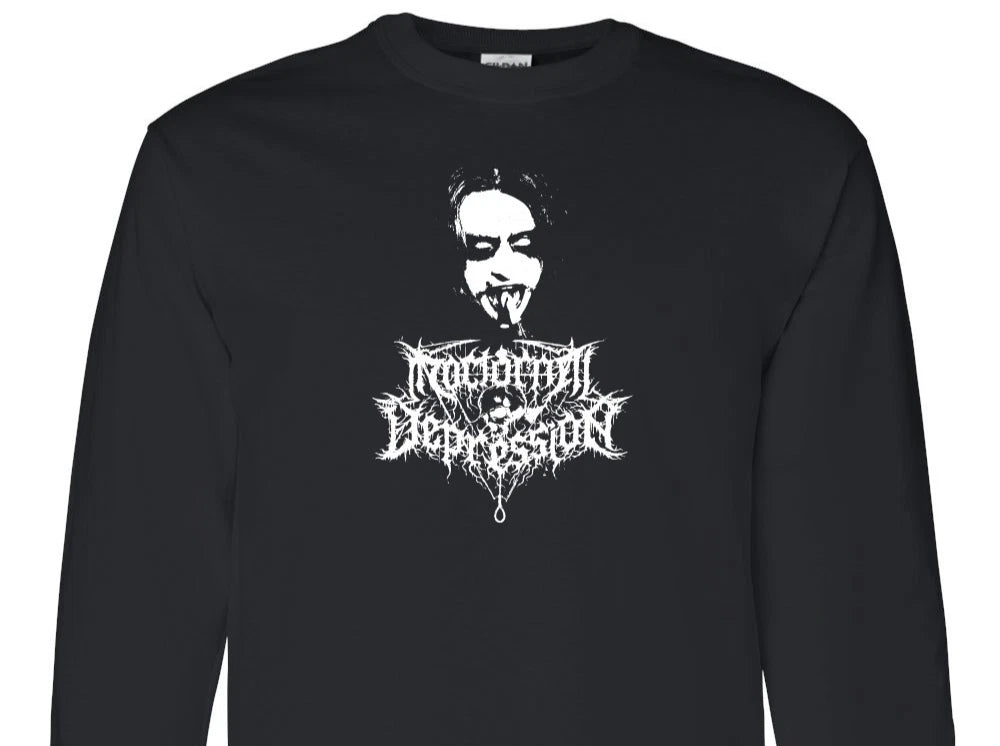 Nocturnal Depression Long Sleeve T-Shirt black metal Xasthur Thy Light Trist