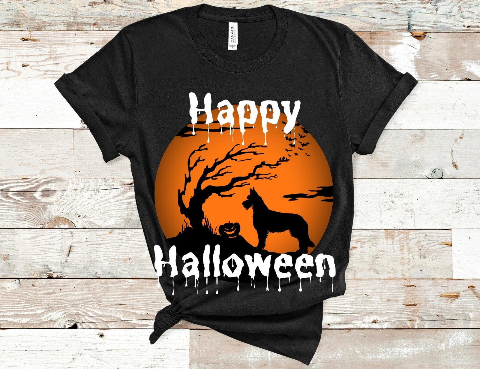 Berger Picard Halloween Shirt Picardy Shepherd Gift Dog Mom Dad Unisex T-Shirt