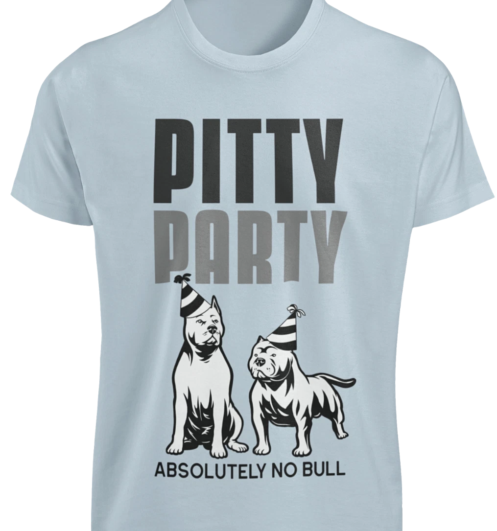 Pitty Party T-SHIRT S-3XL Pittbull Cute Funny Dog Owner Best Adult Joke Gift TEE