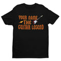 Personalised Guitarist T-Shirt – Custom Name Funny Gift for Musicians UK