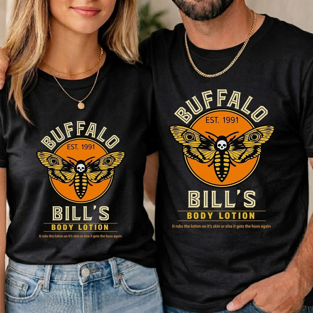 Buffalo Bill's Body Lotion Sience Of The Lambs Parody Mens Unisex Tee Gift Top