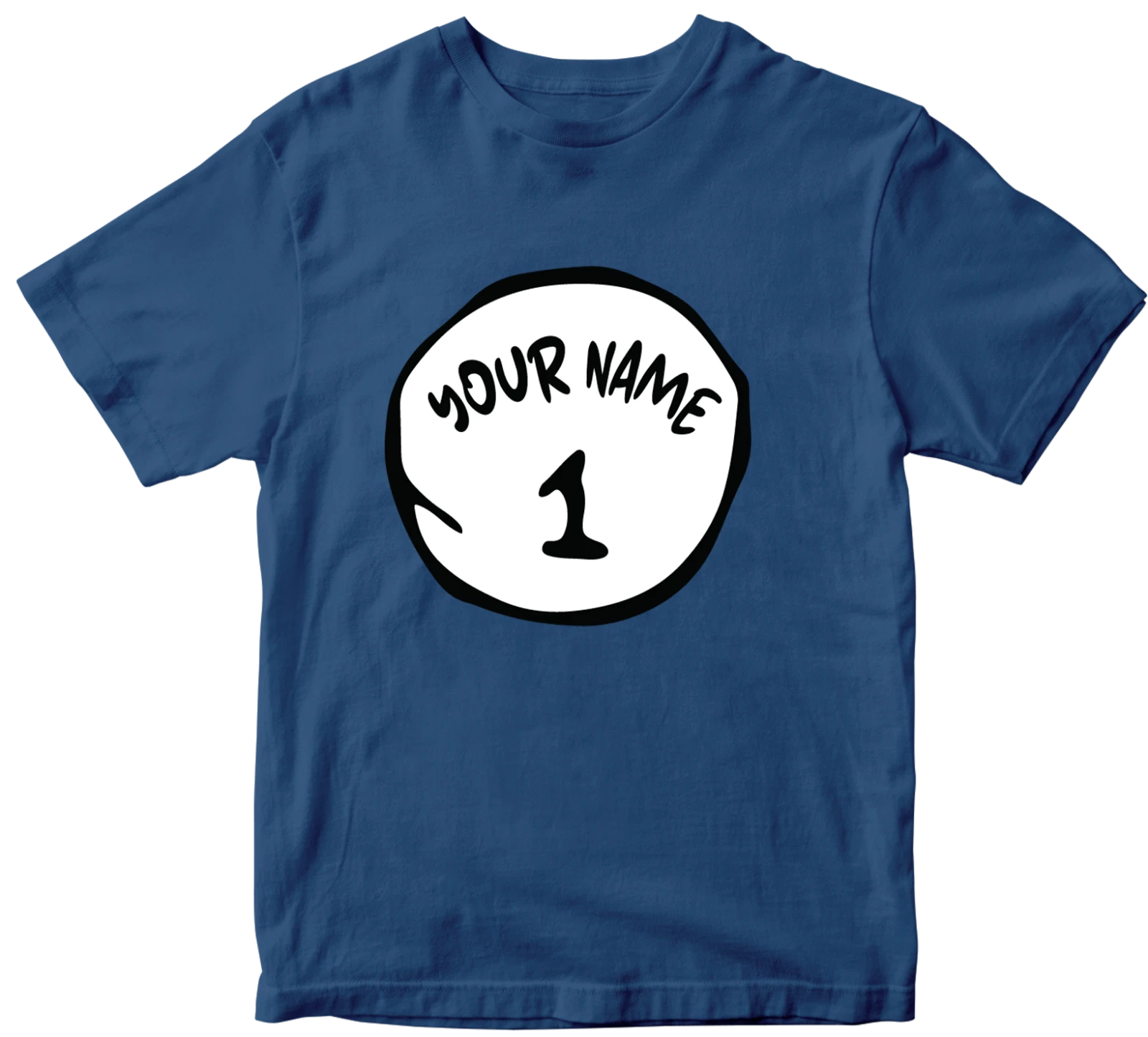 Personalised Custom Your Name t shirt Thing One 1 Thing Two 2 Funny book day top