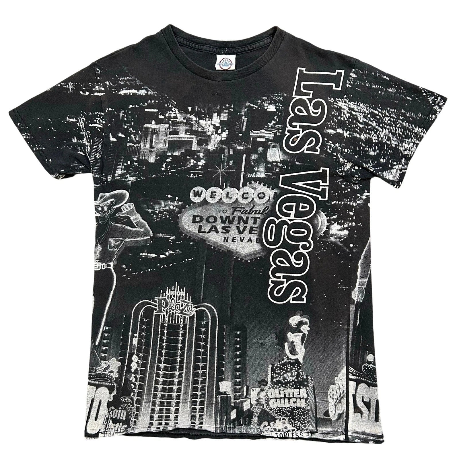 Y2K Las Vegas AOP T-Shirt Men’s Small All Over Print Vintage Style