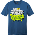 NEW Art Society 3D GRAFFITI BLACK / GREEN Tee Shirt MARITIME BLUE S-4XL MADE USA