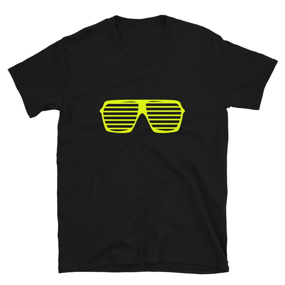Yellow Shades 90s 80s Retro Cool Classic Graphic T-Shirt