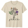 Today I Choose Peace Floral Bouquet Nature T-Shirt Adult Men Women