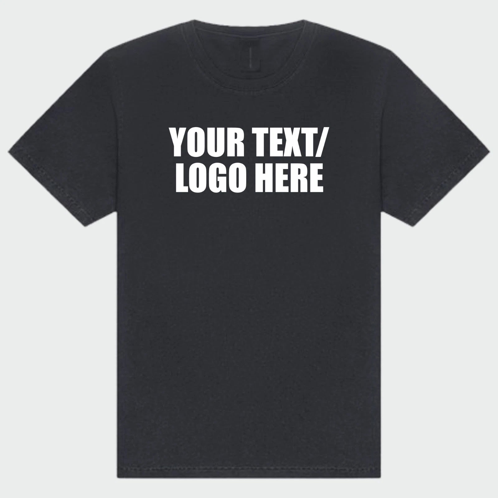 Personalised Canvas Unisex Heavyweight Washed T-Shirt Text Print Relaxed Fit Top