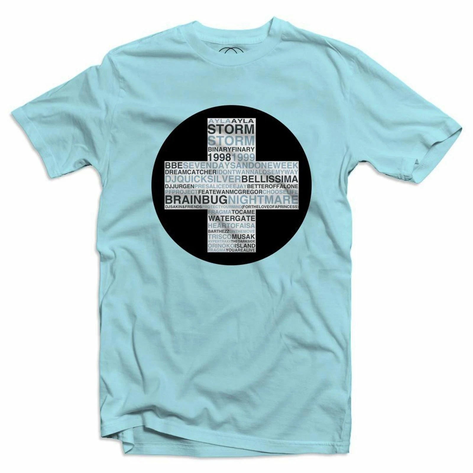 Trance Classics Acid House Dance Music Rave Positiva Records Mens DJ T-Shirt