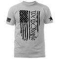 We The People Large Vertical US Flag American Pride Patriotic Graphic T-shirt