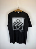 Vintage 90s M.C. Escher Shirt Sky To Water Ducks and Fish Art Tee Abstract XL