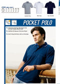 New Unisex Adults Anti Pill Pique Knit Poly Cotton Casual Polo with Chest Pocket