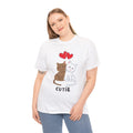 Cute Cat Lovers Tee, Unisex Heavy Cotton Tee, Funny Cat T-Shirt, Gift for Cat