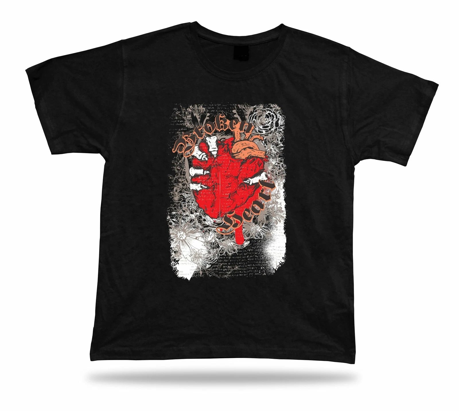 Broken Heart unique t shirt tee stylish modern design gift present apparel