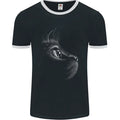A Cute Cat Face Mens Ringer T-Shirt FotL