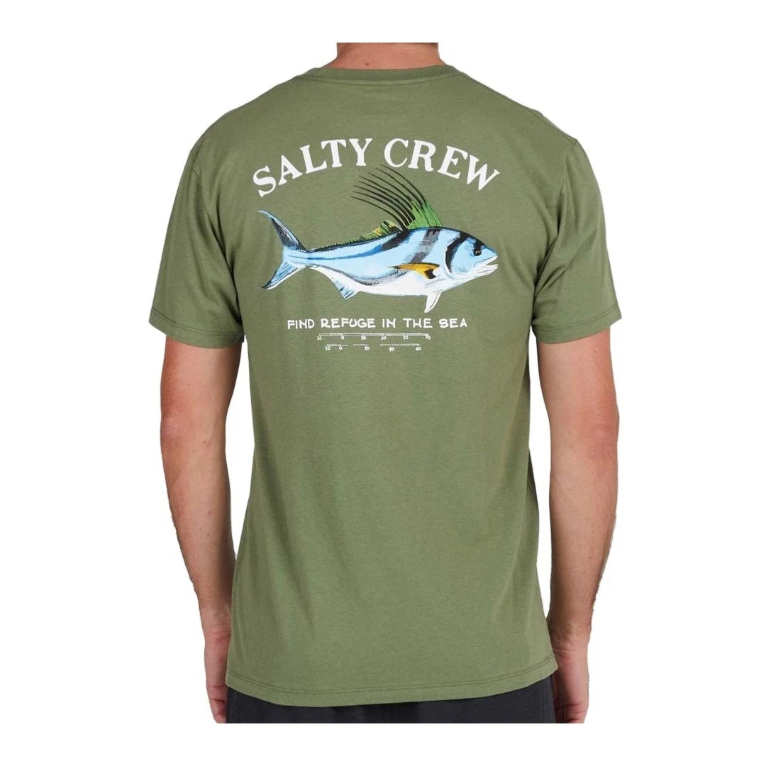 Salty Crew "Rooster" Short Sleeve Premium Tee (Sage Green) T-Shirt
