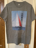 Modern Riviera Heather Gray Tee Old Navy M