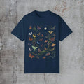 Vintage Butterfly Forest Moon Nature Aesthetic Graphic T shirt
