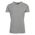 Urban Classics Men's T-Shirt Stripe Burn Out in Light Olive - Size Small