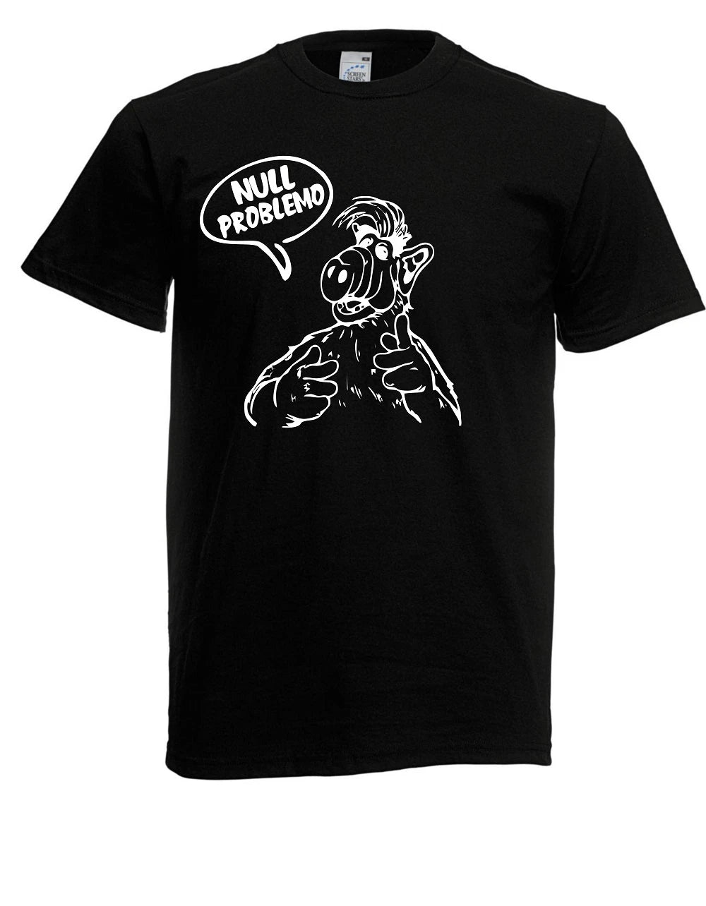 mens alf zero problemo t shirt size up to 5xl