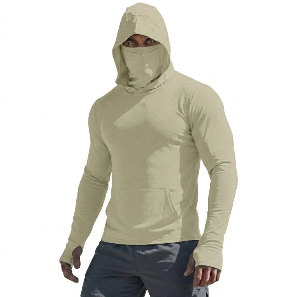 Men's UPF 50+ Sun Protection Hoodie Long Sleeve Quick Dry Fishing Shirt 2026