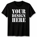 Custom Personalised T-Shirt Your Design Here Unisex Custom Tee Printed Shirt