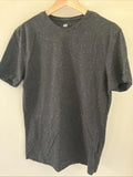 H&M Slim Fit Heather Gray Unisex Jersey Crew Neck T-Shirt M 36"