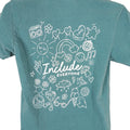 Include Everyone T Shirt Mens Size Small Blue Cute Rainbow Hearts Ghosts