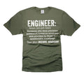 Mens Engineer T-shirt Engineer Funny Definition T-Shirt Engineer Gifts For Men