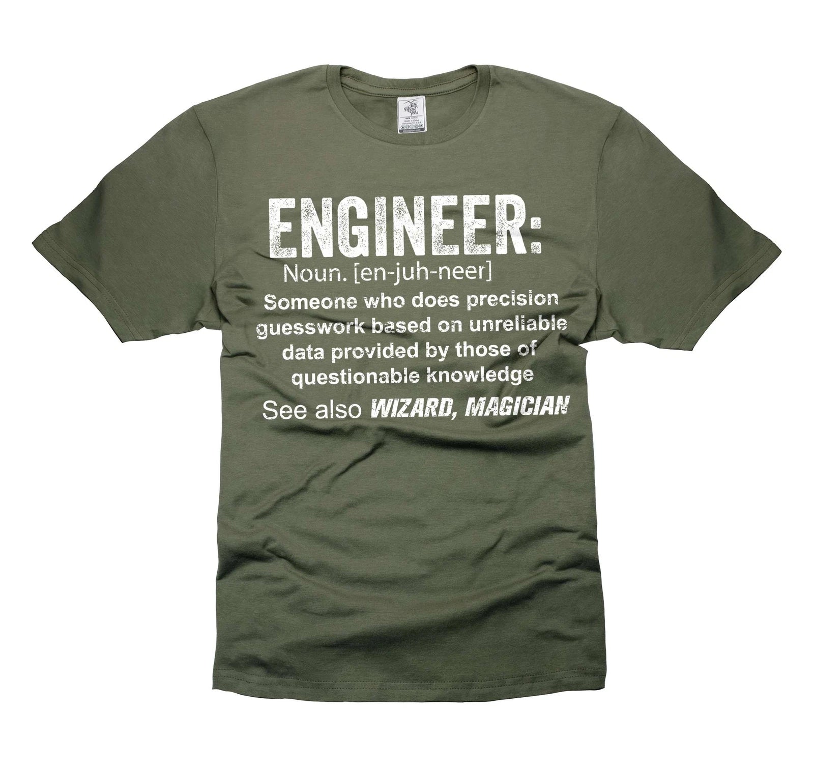 Mens Engineer T-shirt Engineer Funny Definition T-Shirt Engineer Gifts For Men