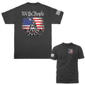 We The People US Flag American Pride Patriotic Graphic T-shirt