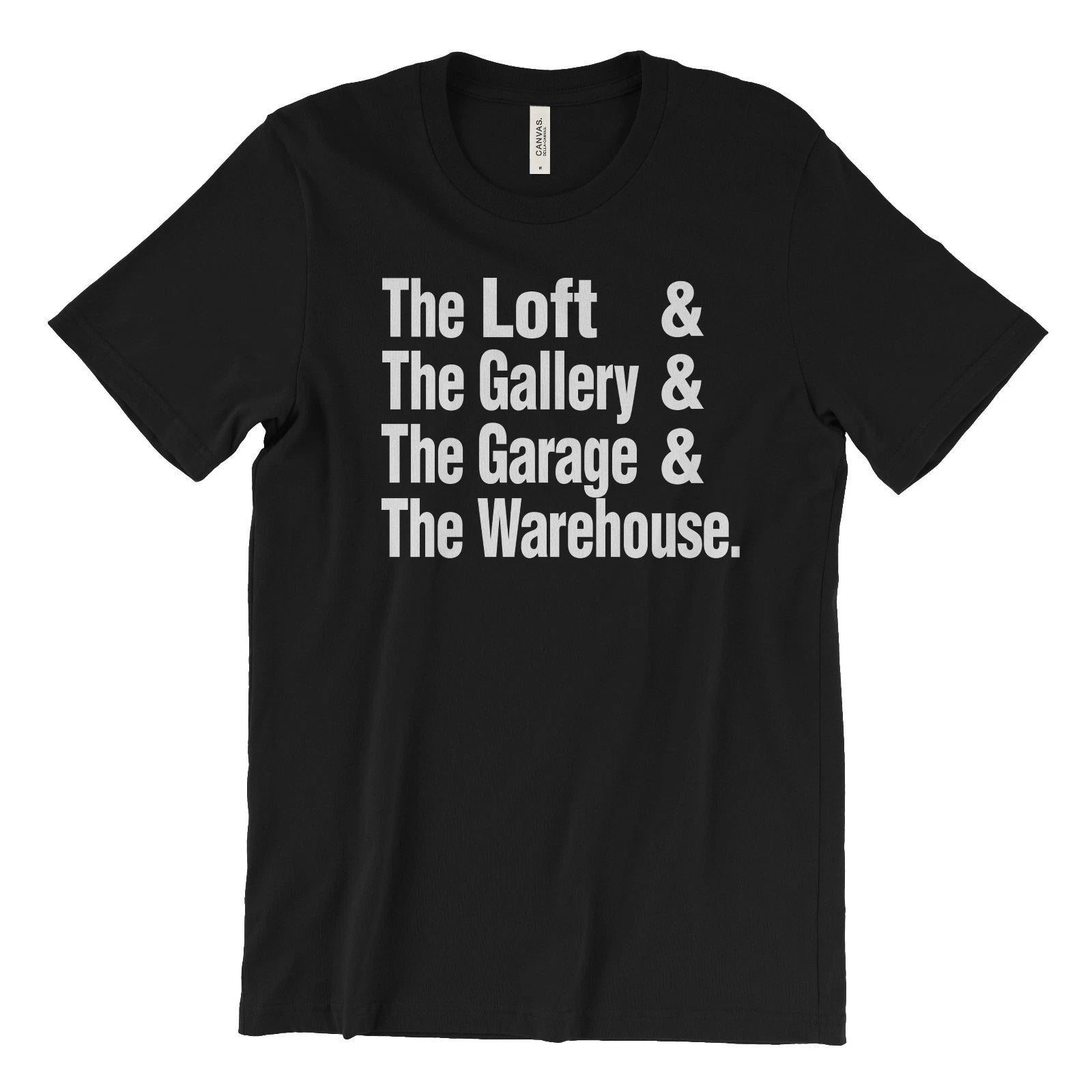 The Loft & Gallery & Paradise Garage & Warehouse nightclub T-Shirt Larry Levan