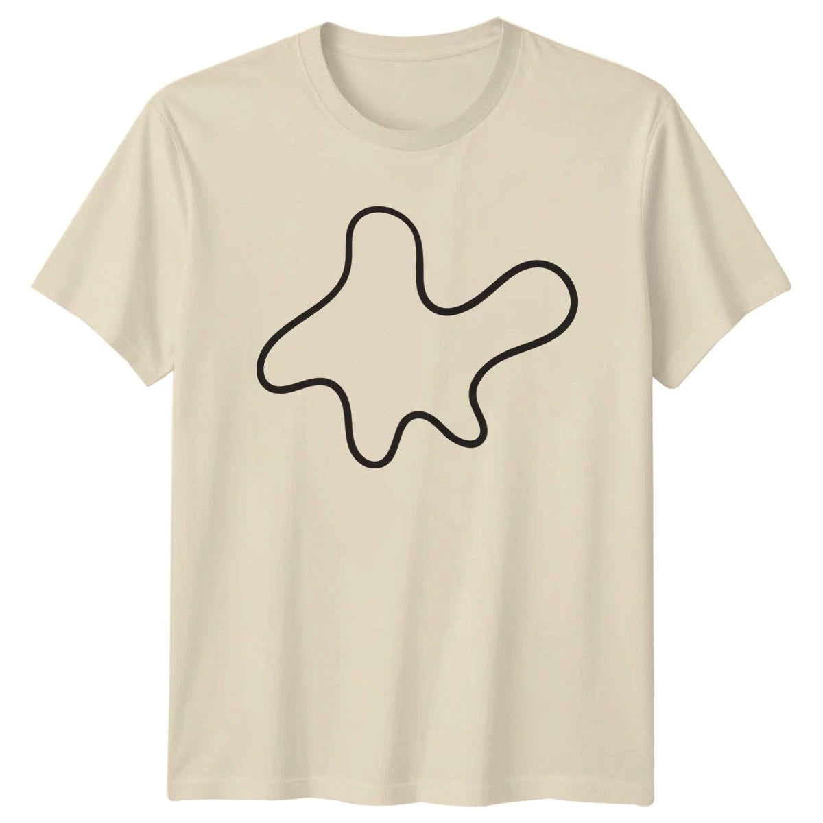 Abstract Organic Blob Shape Modern T-Shirt Organic Shape Abstract Art Birthday