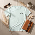 EX-CON White Embroidered T Shirt Premium Cotton Crew Neck Unisex Streetwear Tee