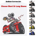 DigiRods Rat Rod Racer Corvette C5 Racing Model DigiRods Cartoon Car T Shirt