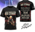 Rod Stewart Live In Concert 2026 T SHIRT Album Cover Shirt 3D HU870