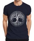 Celtic Tree of Life Knot Ornament Yggdrasil Druid Mystical Men's T-Shirt