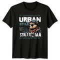 My Minds At Peace When T-Shirt Streetwear Animals Urban Fashion Birthday Gift