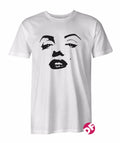Marilyn Monroe Tshirt Loose Unisex Retro Style drawn graphic design NEW