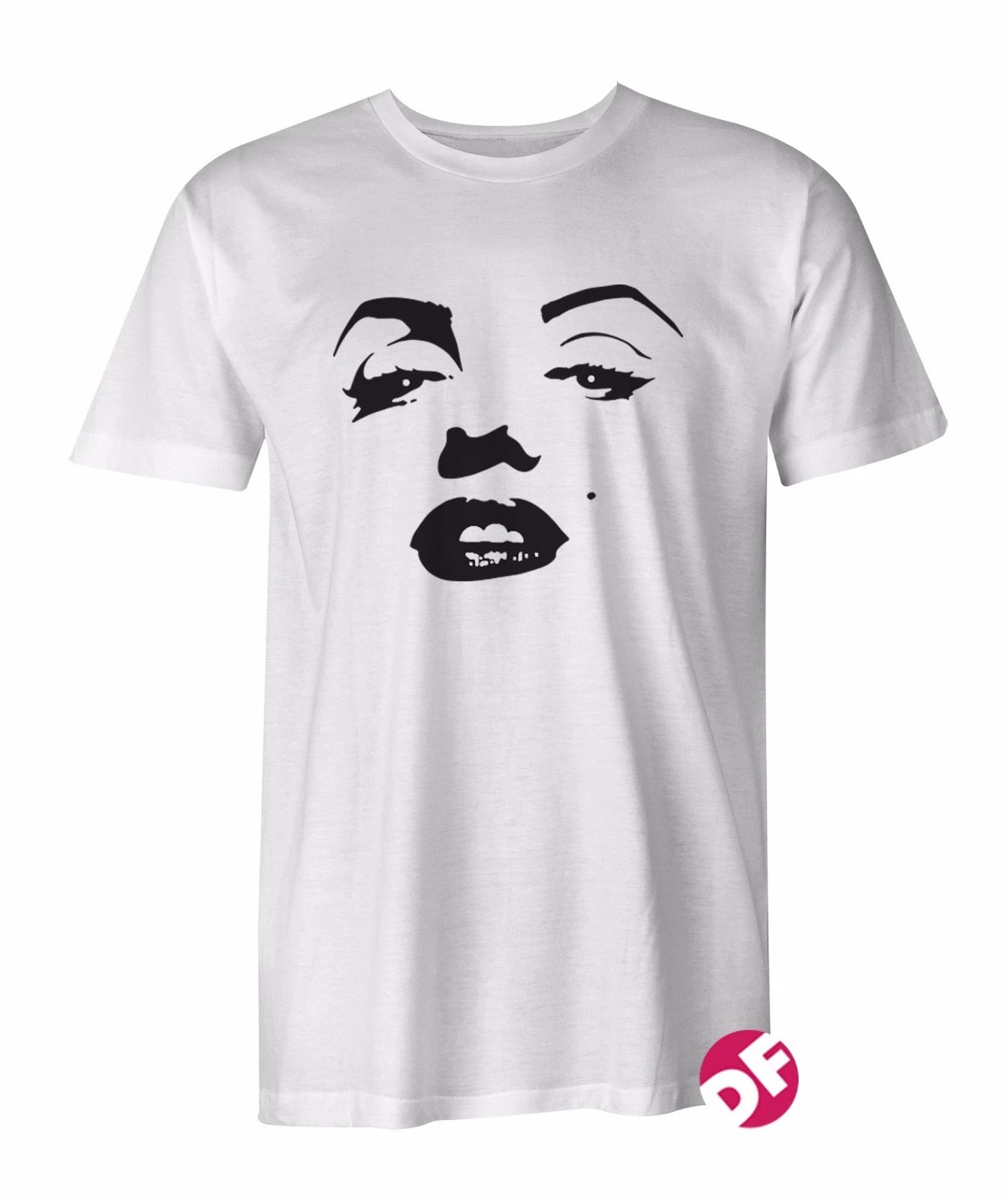 Marilyn Monroe Tshirt Loose Unisex Retro Style drawn graphic design NEW